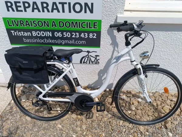 Vélo à assistance électrique cadre col de cygne - Marque EXS